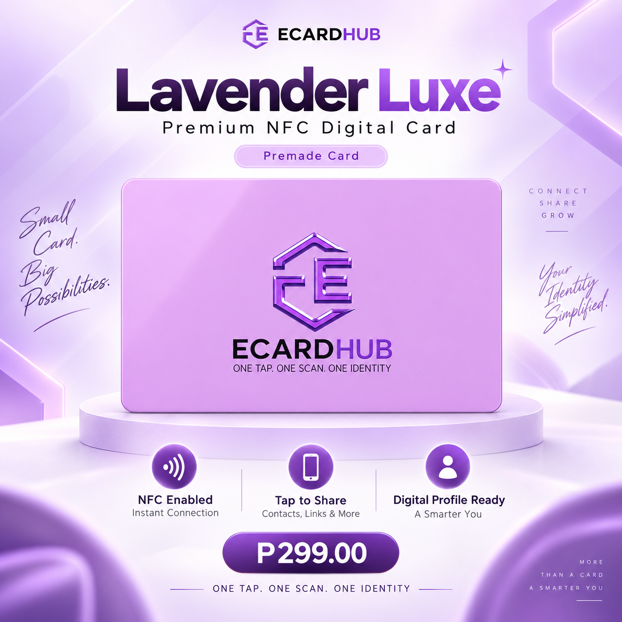 PREMIUM PREMADE ECARDS - LAVENDER LUXE